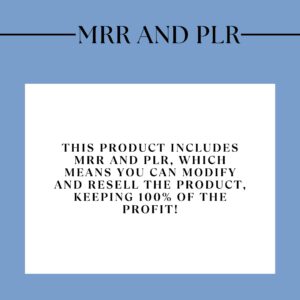 Travel  bundle MRR/PLR