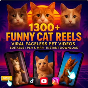 Funny Cat Videos Bundl PLR&MRR